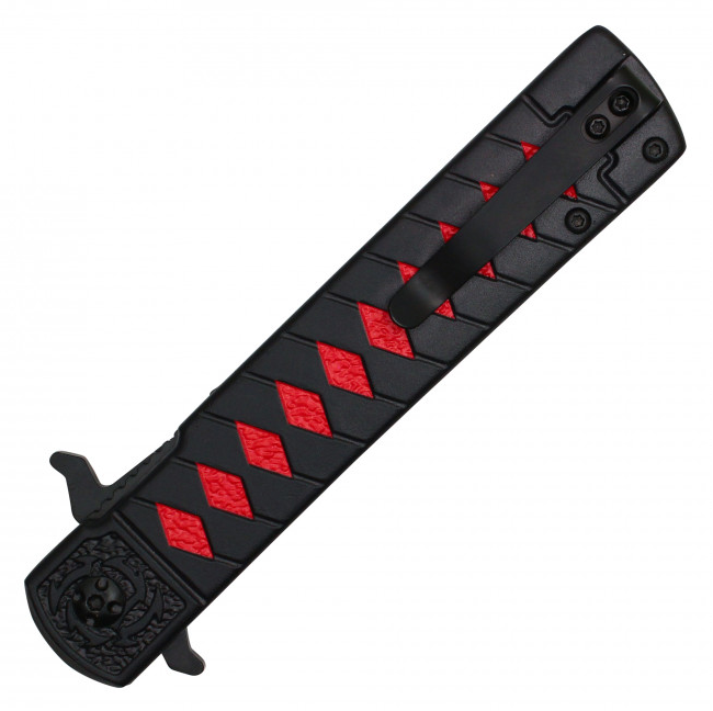 ⚔️ Black Dragon Katana-Style Pocket Knife | 9" Assisted Opening EDC