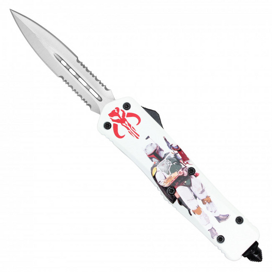 🎯 Dual Action OTF Bounty Hunter Knife | 9" Atomic Space Huntsman