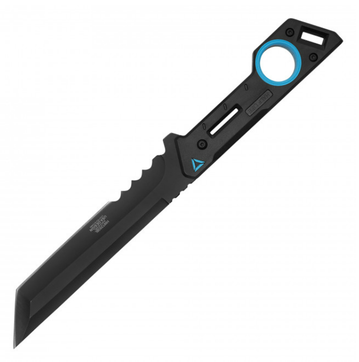💻 12.5" WARTECH Cyber Hunting Knife | Tactical Blue & Black Tanto Blade