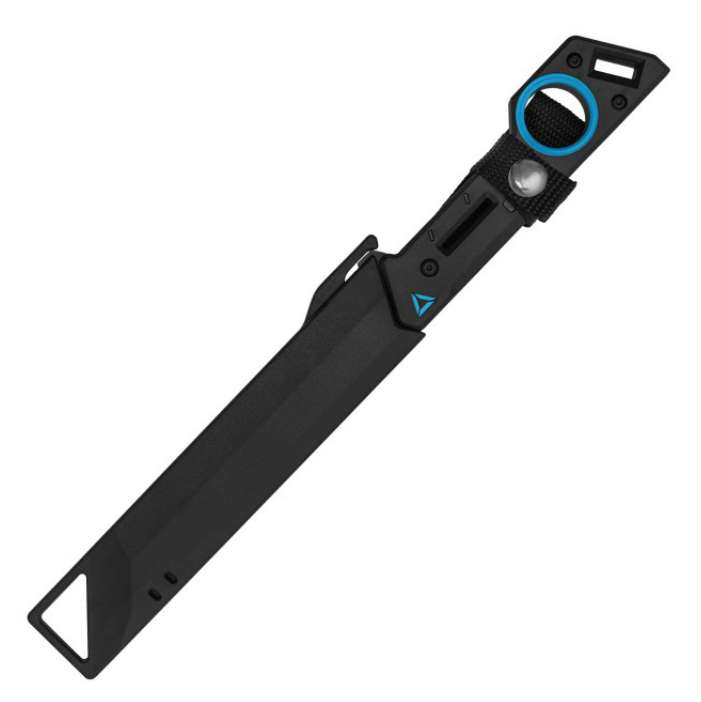 💻 12.5" WARTECH Cyber Hunting Knife | Tactical Blue & Black Tanto Blade