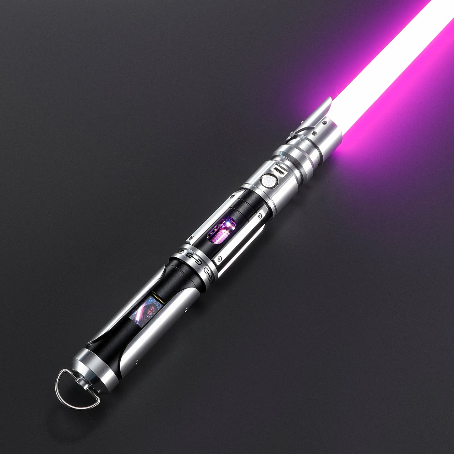 The Arcanum OLED: Ultimate Neopixel Lightsaber with Spinning Kyber Crystal