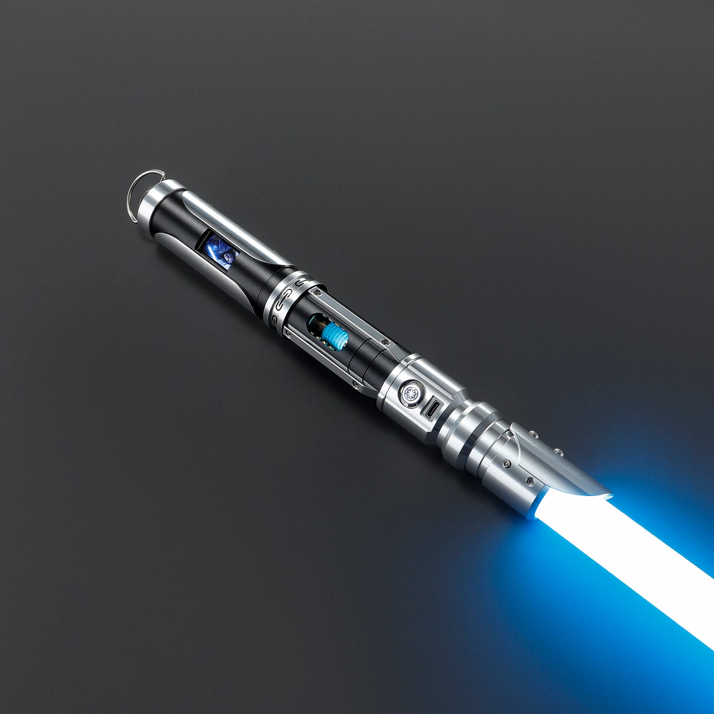 The Arcanum OLED: Ultimate Neopixel Lightsaber with Spinning Kyber Crystal