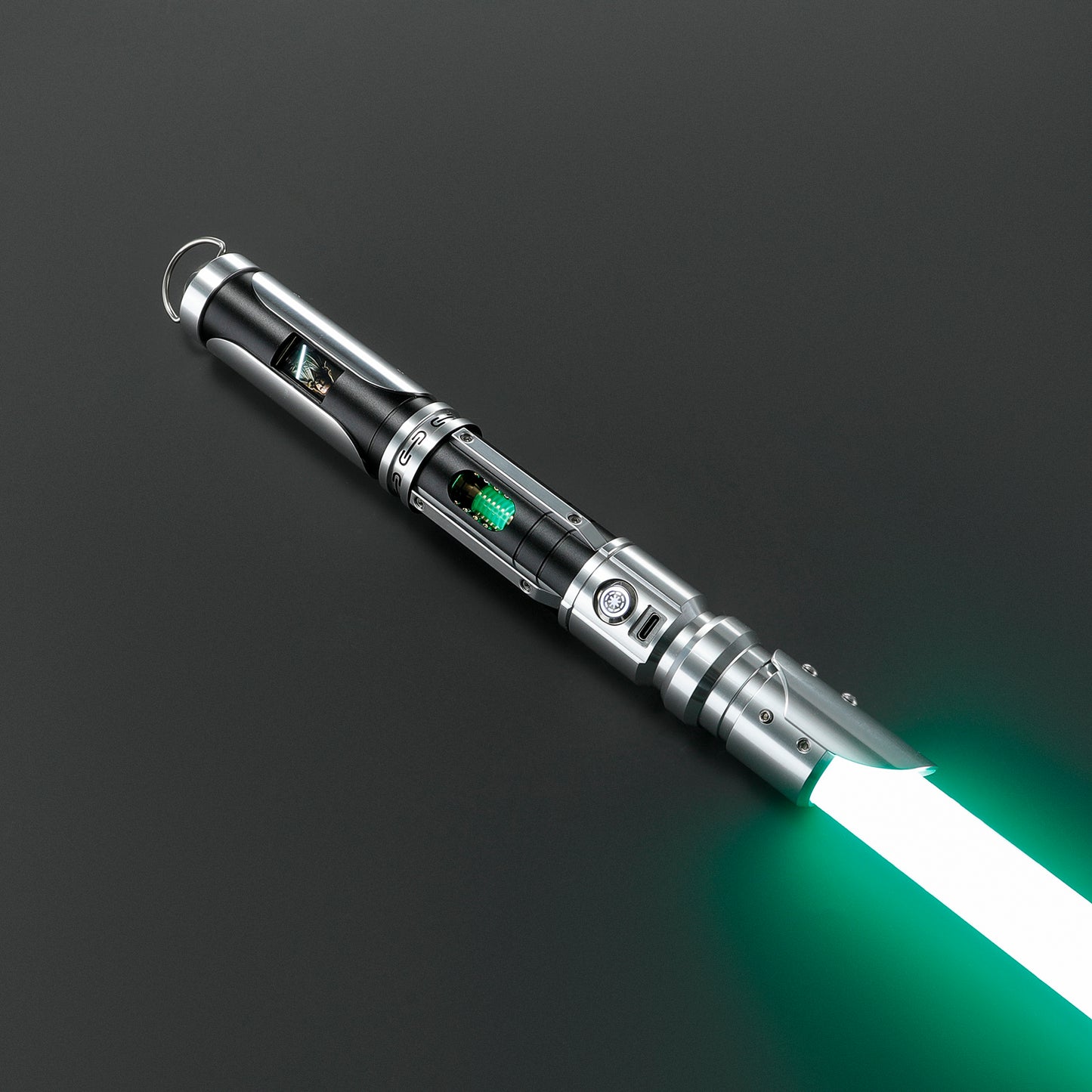 The Arcanum OLED: Ultimate Neopixel Lightsaber with Spinning Kyber Crystal