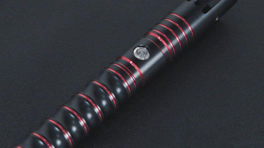 E09A The Crimson Fury: The Dark Sentinel Lightsaber